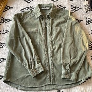 Zara corduroy shacket